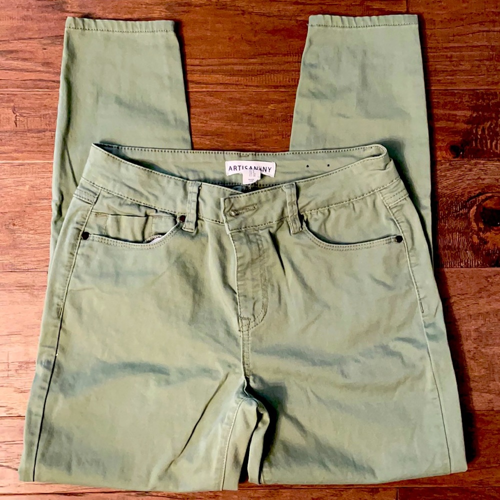 Olive green pants